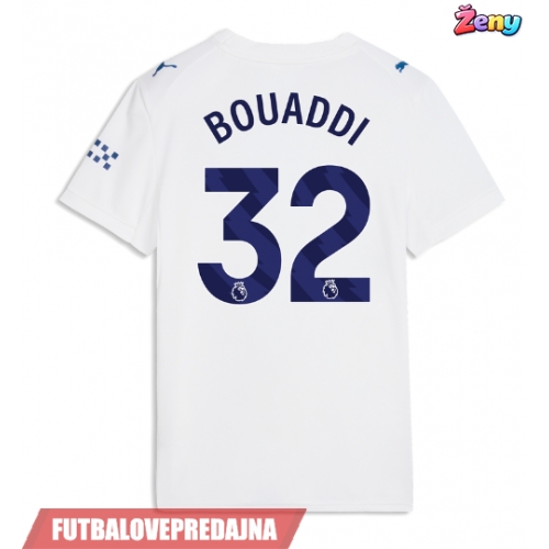 Lacne Ženy Futbalové dres Manchester City Ayyoub Bouaddi #32 2026-27 Krátky Rukáv - Tretina
